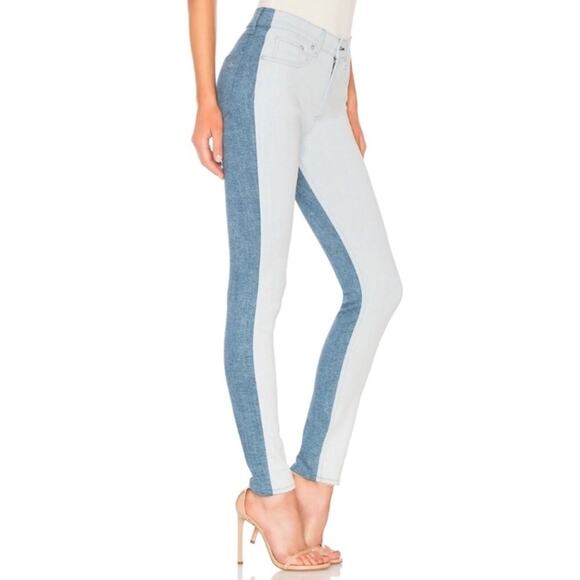 NWT rag & bone double blues high rise skinny jeans - Picture 1 of 6